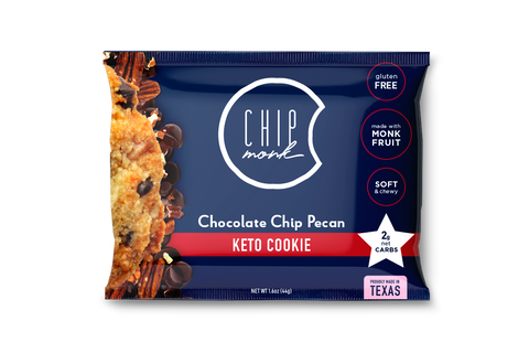 ChipMonk Baking Chocolate Chip Pecan Keto Cookies - 1.6 OZ 12 Pack