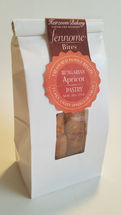 Heirzoom Bakery fennome Hungarian Pastry Bites - Apricot - 5 OZ 6 Pack