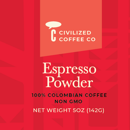 Civilized Coffee Espresso Powder - 5 OZ 12 Pack
