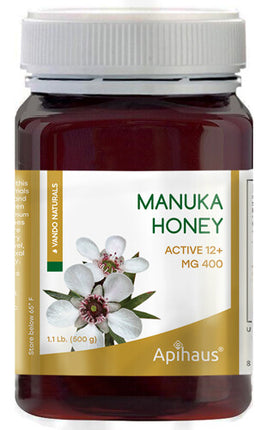 Vando Naturals MANUKA HONEY MGO 400 ACTIVE 12+ - 1.1 LB 6 Pack