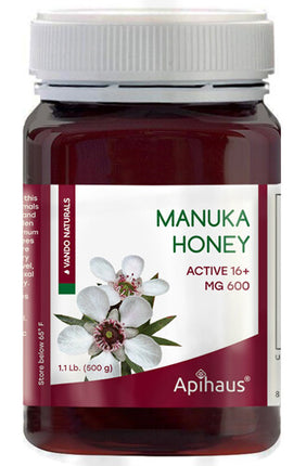 Vando Naturals MANUKA HONEY MGO 600 ACTIVE 16+ - 1.1 LB 6 Pack