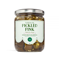Pickled Pink Foods Sweet Heat Jalapeno's - 16 OZ 6 Pack