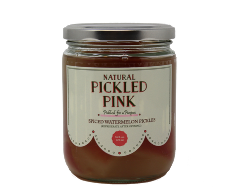Pickled Pink Foods Spiced Watermelon Pickles - 16 OZ 6 Pack