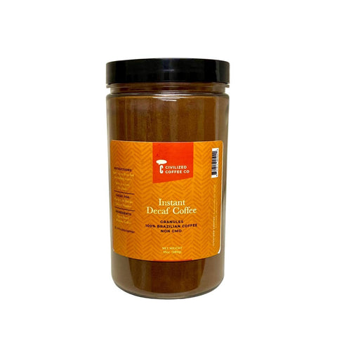 Civilized Coffee Instant Coffee "DECAF" (LF) - 10 OZ 4 Pack