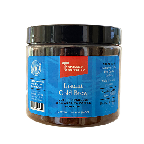 Civilized Coffee Instant Cold Brew - 5 OZ 8 Pack