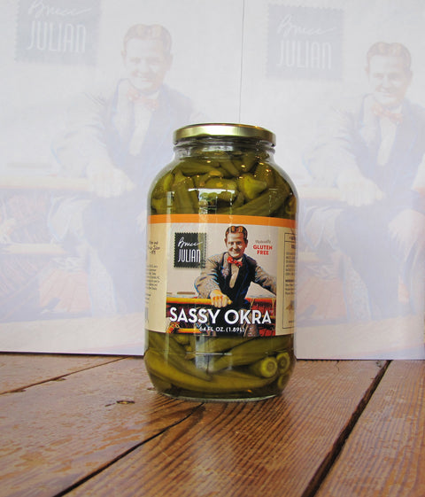 Bruce Julian Heritage Foods Sassy Okra - 64 FL OZ 6 Pack