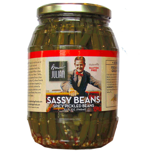 Bruce Julian Heritage Foods Sassy Beans - 32 FL OZ 6 Pack