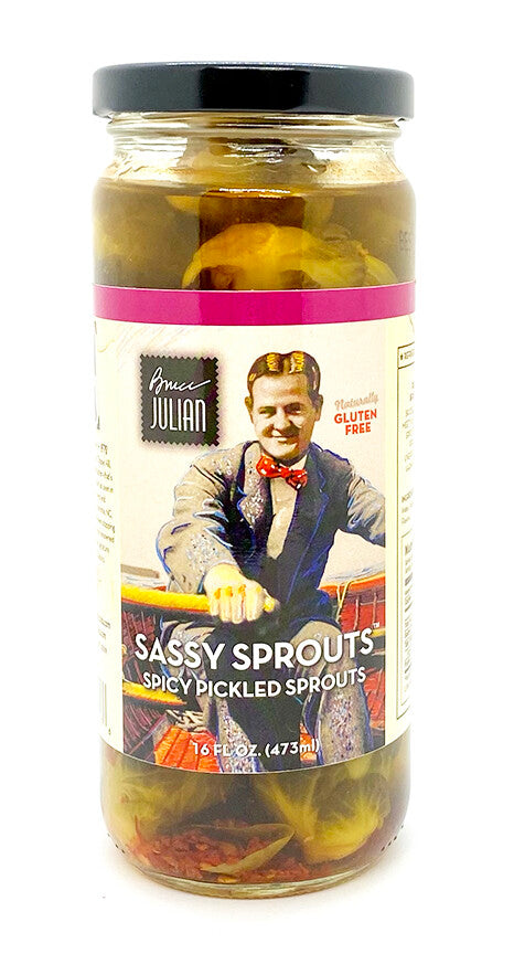 Bruce Julian Heritage Foods Sassy Sprouts - 16 FL OZ 12 Pack