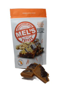 Mel's Toffee Peanut Butter Toffee - 4 OZ 12 Pack