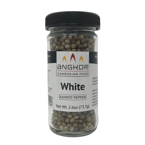 Angkor Cambodian Food White Kampot Pepper - 2.6 OZ 12 Pack