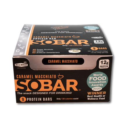 Zeno Functional Foods, SOBAR - Caramel Macchiato - 1.6 OZ 108 Pack