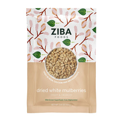 Ziba Foods Dried White Mulberries - 1.41 OZ 12 Pack