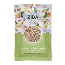 Ziba Foods Baby Pistachio Kernels (Dry Roasted & Salted) - 1.06 OZ 12 Pack