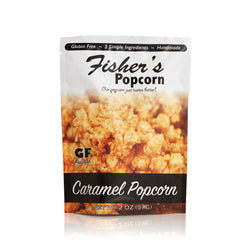 Fisher's Popcorn of Delaware Small Pouch Caramel Popcorn - 2 OZ 50 Pack