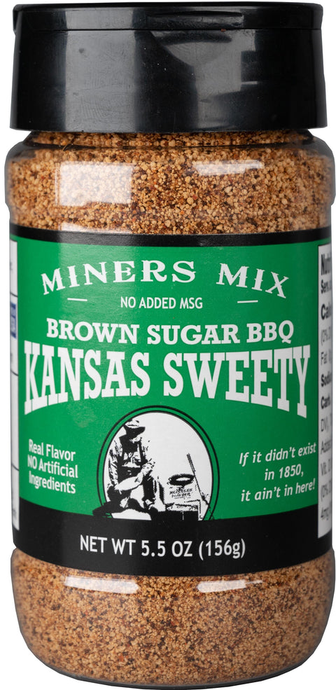 Miners Mix Brown Sugar BBQ Kansas Sweety Rub - 5.5 OZ 6 Pack