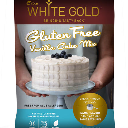 Extra White Gold Vanilla Cake Mix - 15.9 OZ 12 Pack