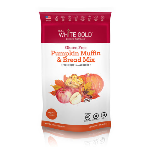 Extra White Gold Pumpkin Muffin & Bread Mix - 14.7 OZ 12 Pack