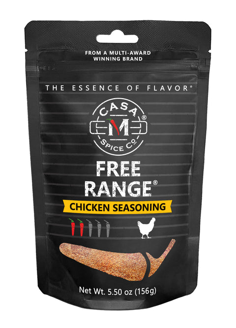 Casa M Spice Co Free Range Chicken Seasoning - Refill Bag - 5.5 OZ 6 Pack