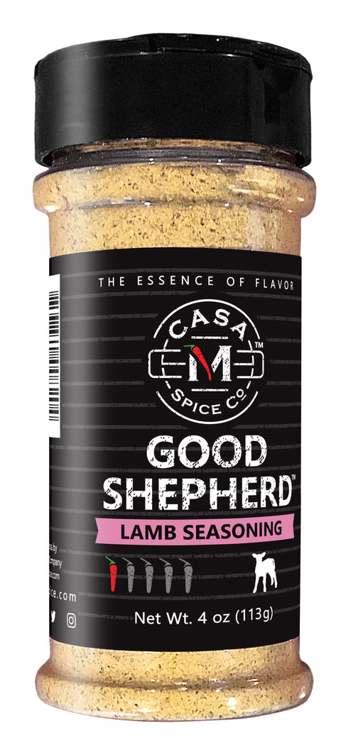 Casa M Spice Co Good Shepherd Lamb Seasoning - Plastic Shaker - 4.25 OZ 6 Pack