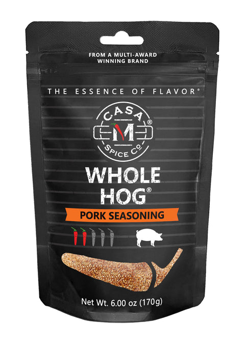 Casa M Spice Co Whole Hog Pork Seasoning - Refill Bag - 6 OZ 6 Pack