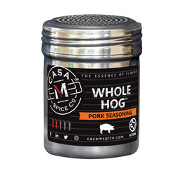 Casa M Spice Co Whole Hog Pork Seasoning - Stainless Shaker - 6 OZ 6 Pack