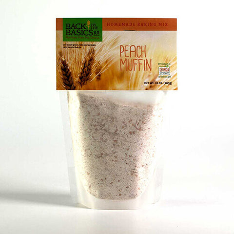 Back to the Basics 101 Peach Muffin Homemade Baking Mix - 10 OZ 12 Pack