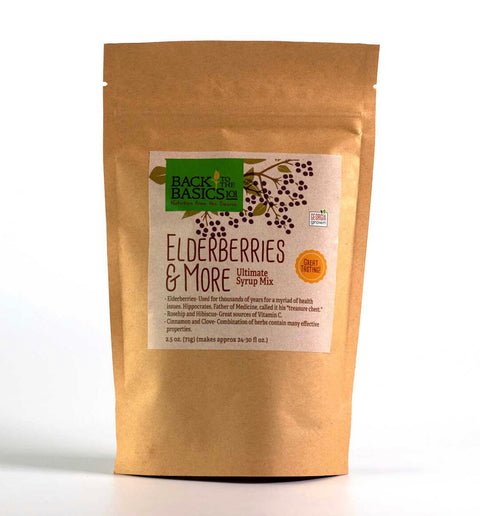 Back to the Basics 101 Elderberries & More Ultimate Syrup Mix - 2.5 oz 15 Pack