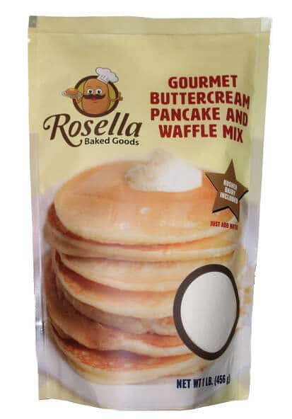 Rosella Baked Goods Rosella's Gourmet Buttercream Pancake and Waffle Mix - 16 FL OZ 12 Pack