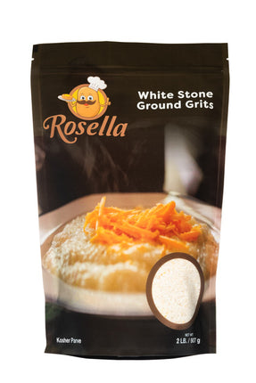 Rosella Baked Goods Gourmet White Stone Ground Grits - 2 LB 6 Pack