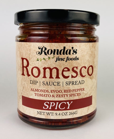 Ronda's Fine Foods Spicy Romesco Dip/Sauce/Spread - 9.4 OZ 12 Pack