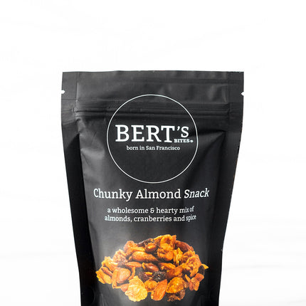 Bert's Bites Chunky Almond Snack, snack pack - 2.75 OZ 12 Pack