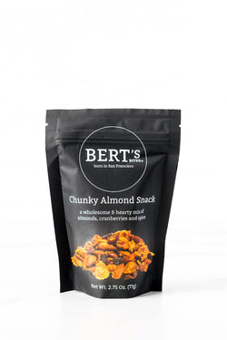 Bert's Bites Chunky Almond Snack, snack pack - 2.75 OZ 12 Pack