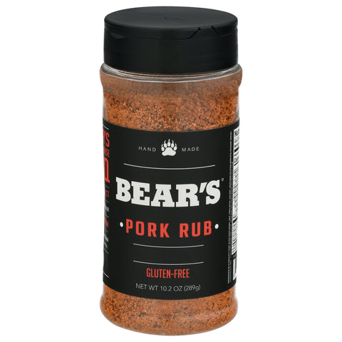 Bear's Pork Rub - 10.2 OZ 12 Pack