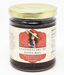Yo Momma's Style Jelly, Raspberry Chipotle Pepper - 9 OZ 12 Pack