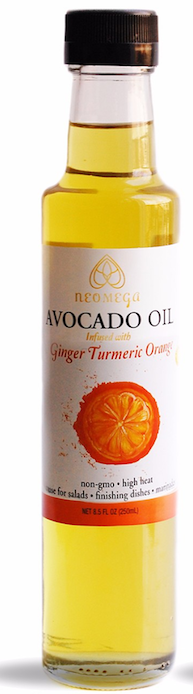 Neomega Ginger Turmeric Orange Infused Avocado Oil - 8.5 OZ 12 Pack