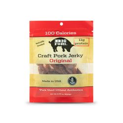 Big Fork Brands Craft Pork Jerky - Original Flavor - 2.25 OZ 8 Pack