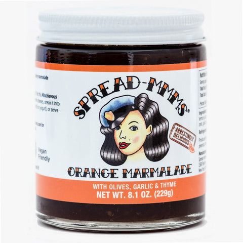 Spread mmms, Orange Marmalade with Olives, Garlic & Thyme - 8.1 OZ 6 Pack