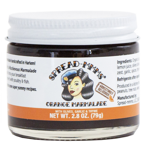 Spread mmms, Orange Marmalade with Olives, Garlic & Thyme - 2.8 OZ 12 Pack