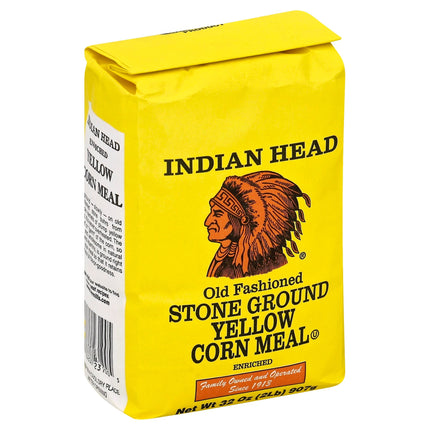 Indian Head Stone Ground Yellow Corn Meal - 32 OZ 15 Pack