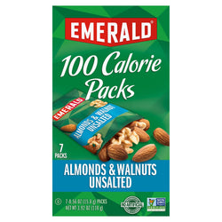 Emerald Nuts 100 Calorie Packs Natural Walnuts & Almonds - 3.92 OZ 12 Pack