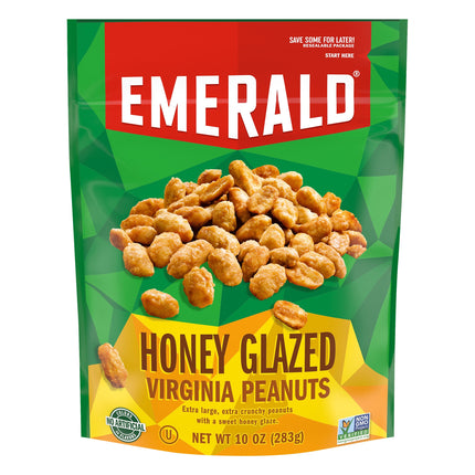 Emerald Nuts Honey Roasted Virginia Peanuts - 10 OZ 6 Pack
