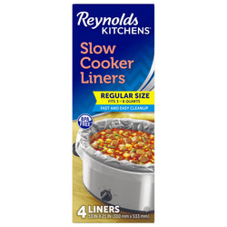Reynolds Kitchens Slow Cooker Liners - 4 CT 12 Pack