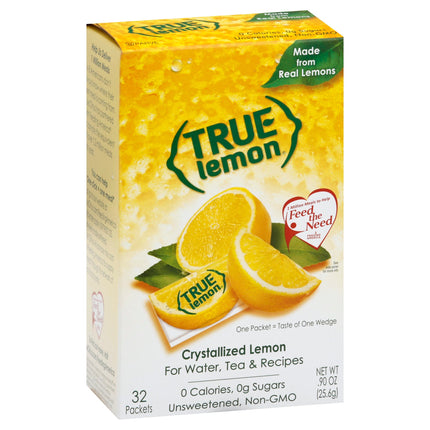 True Lemon Drink Mix Packets - 0.9 OZ 12 Pack