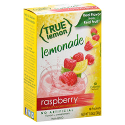 True Lemon Raspberry Lemonade Drink Mix - 1.06 OZ 12 Pack