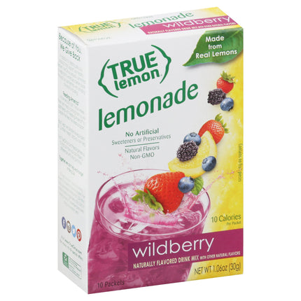 True Lemon Wildberry Lemonade Drink Mix - 1.06 OZ 12 Pack