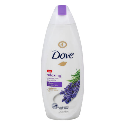 Dove Relaxing Lavender Body Wash - 22 FZ 4 Pack
