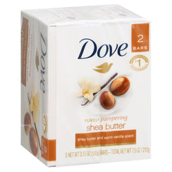 Dove Shea Butter Bar Soap - 7.5 OZ 24 Pack