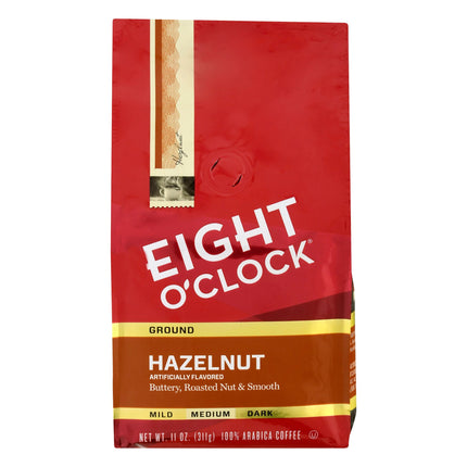 Eight O'Clock Coffee Ground Hazelnut - 11 OZ 6 Pack