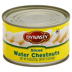 Dynasty Sliced Water Chestnuts - 8 OZ 12 Pack