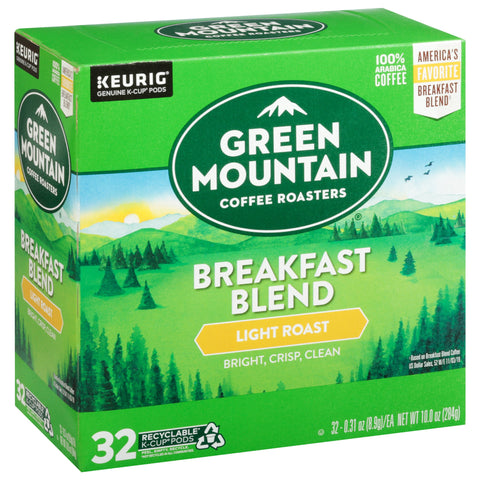 Green Mountain K-Cup Breakfast Blend - 10 OZ 4 Pack